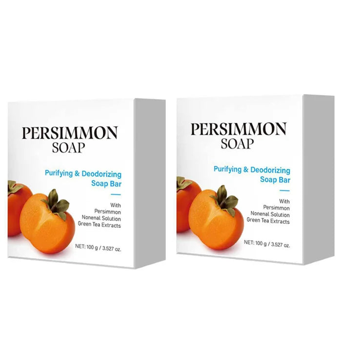 Japanese Persimmon Natural Soap Bar with Green Tea