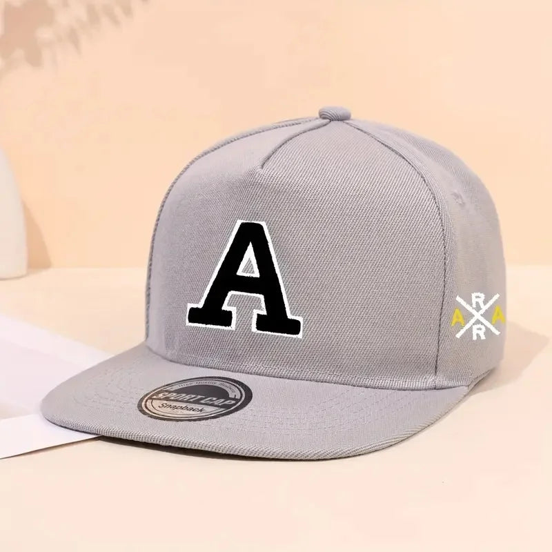 Letter Embroidered Baseball Cap - Adjustable Hip-Hop Sun Hat for Outdoor, Beach & City Wear