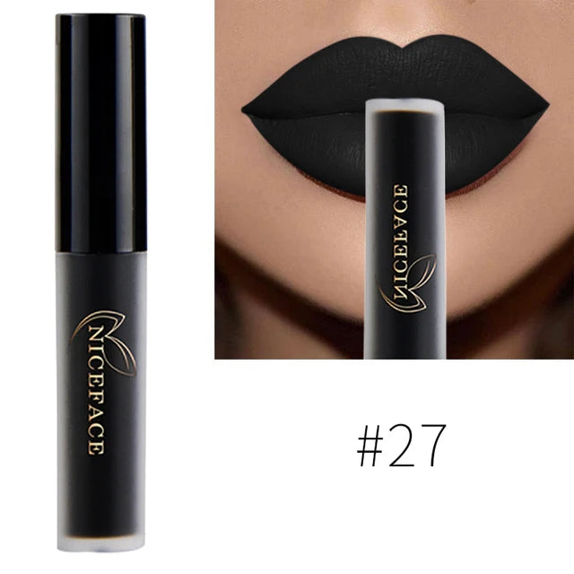 Waterproof Matte Liquid Lipstick - 25 Colors, Long-Lasting Lip Gloss