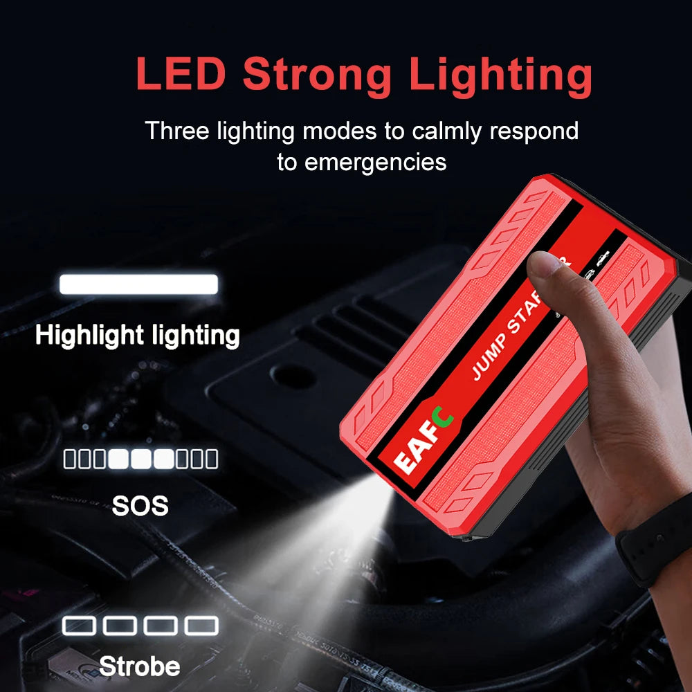 🚨 NEVER GET STRANDED AGAIN! 600A Jump Starter - Your Pocket-Sized Tow Truck 🔋
