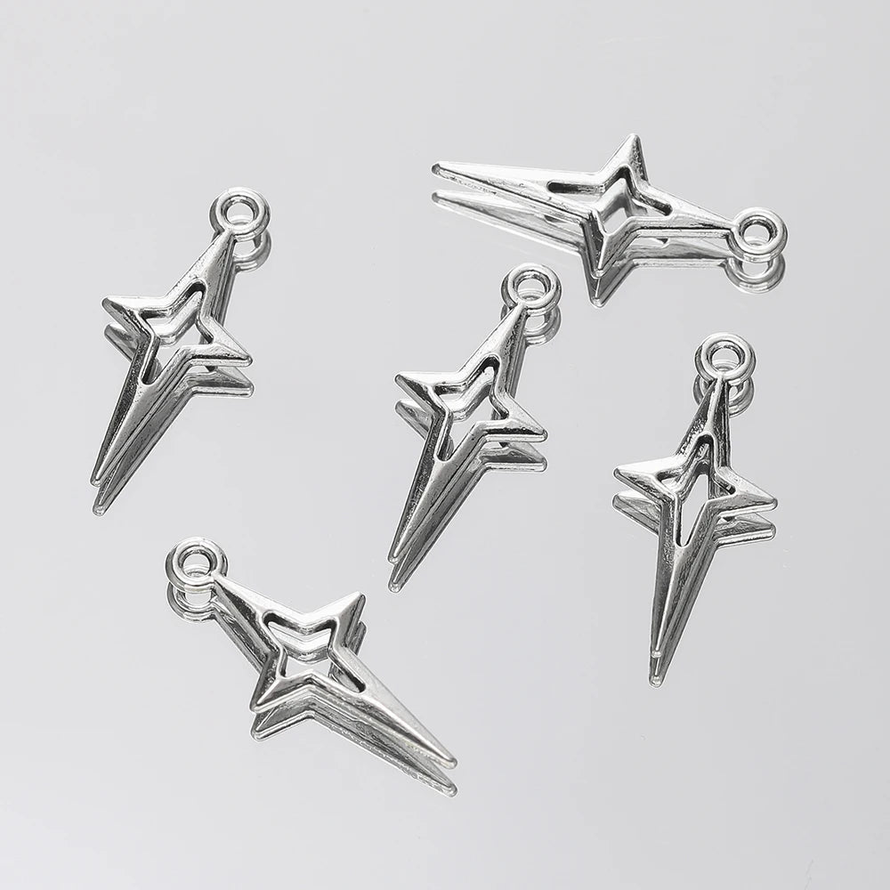 Metal Alloy Bow Charms – DIY Pendant for Jewelry Making
