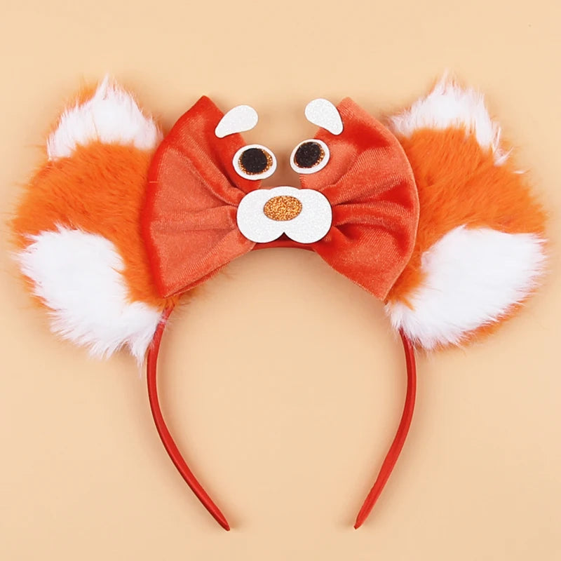 Disney Colorful Sequins Bow Headband – Rainbow Hair Accessory for Girls & Disney Fans