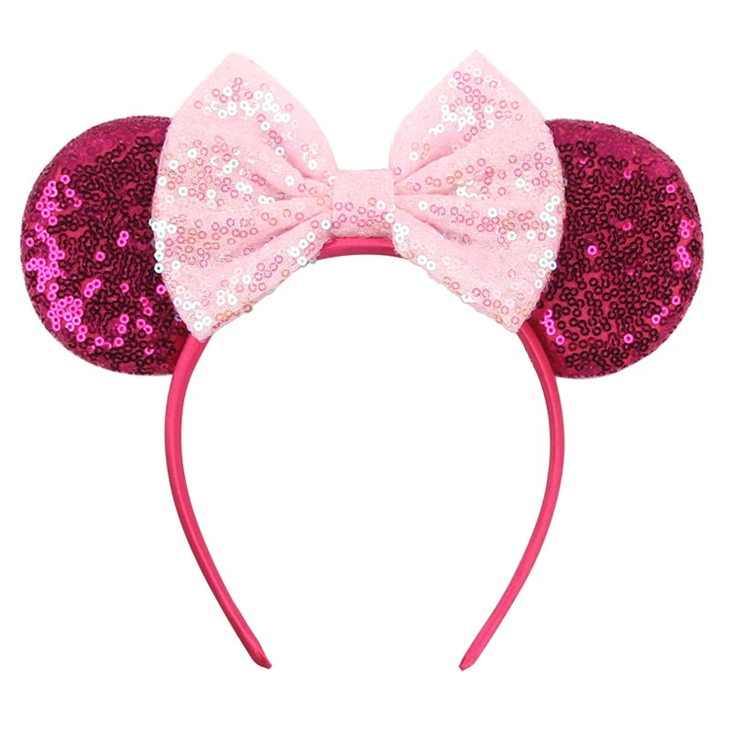 Disney Minnie Mouse Ear Hairband – Princess Party Gift for Girls & Disney Fans