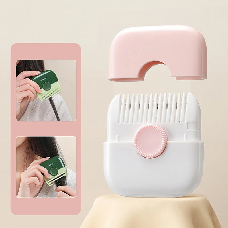 2-in-1 Split Ends Hair Trimmer Comb - Professional Hair Cutting Tool for Women & Girls