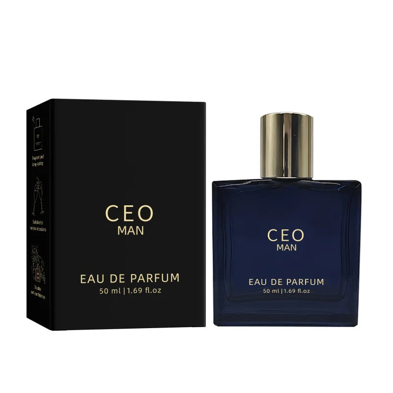 Fresh Sandalwood Vanilla Men's Cologne - Long-Lasting Eau de Parfum for Couples' Dates (50ml/100ml)