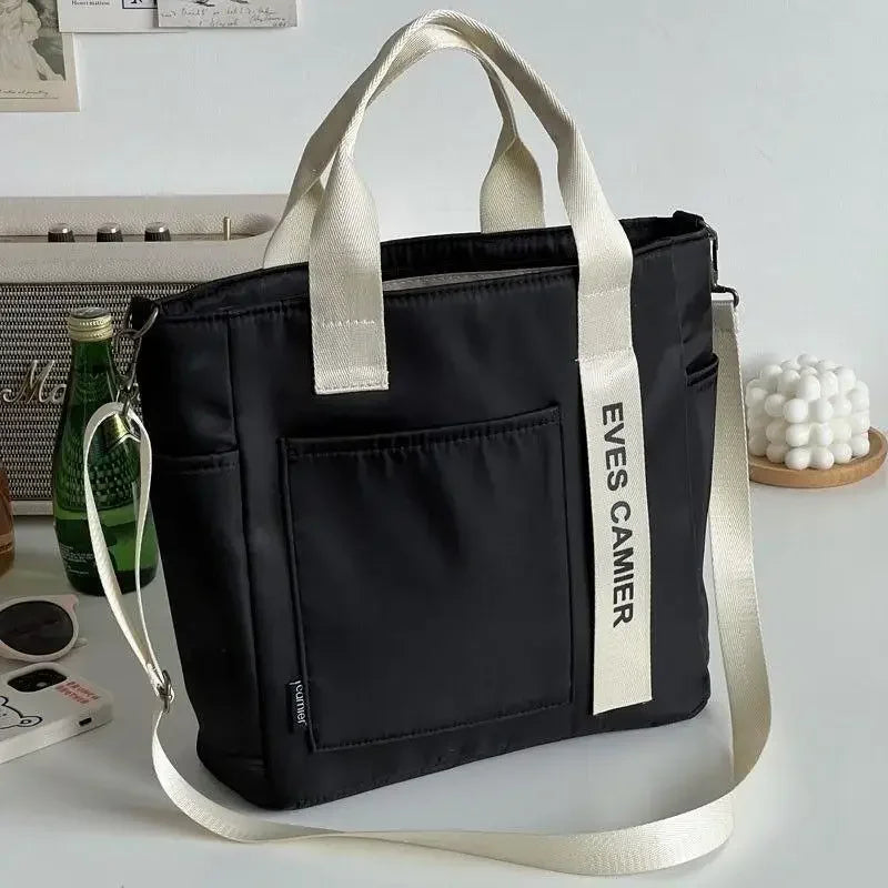 Casual Tote Bag – Large Capacity Waterproof Canvas Messenger Bag