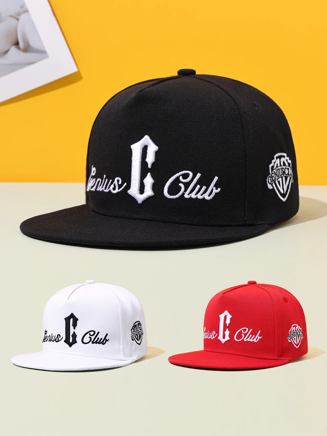 Embroidered Duckbill Baseball Cap - Flat Brim Hip-Hop Hat for Outdoor & Street Casual Wear