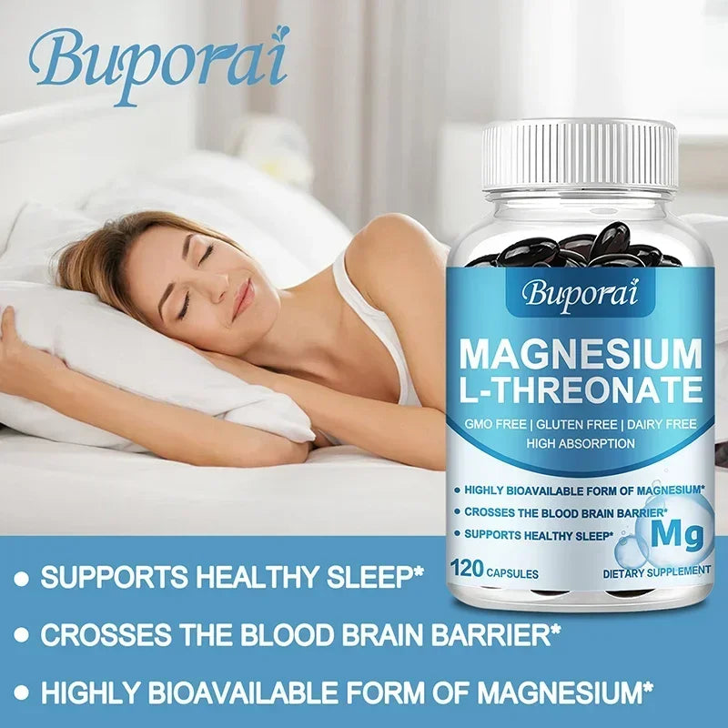 Magnesium L-Threonate - Brain Health, Memory & Focus Enhancement Supplement