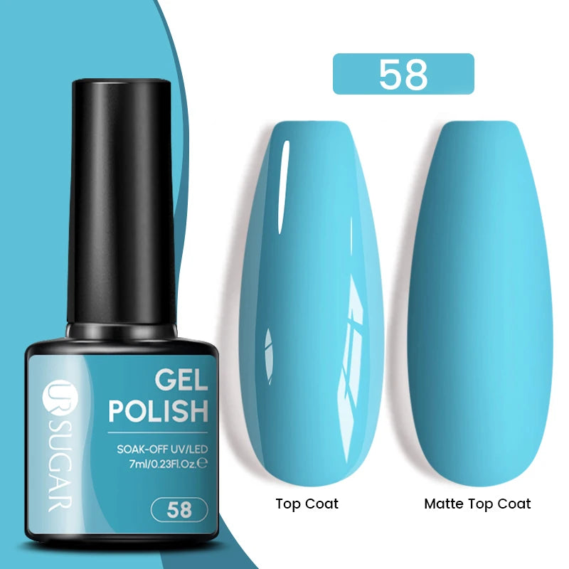 Dark Red Gel Nail Polish – Soak-Off LED/UV Gel Varnish for Salon & Home Use
