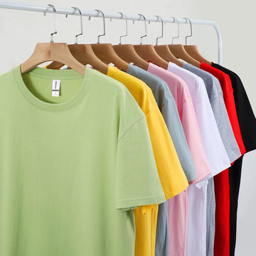 Solid Cotton T-Shirt Men & Women Casual Top