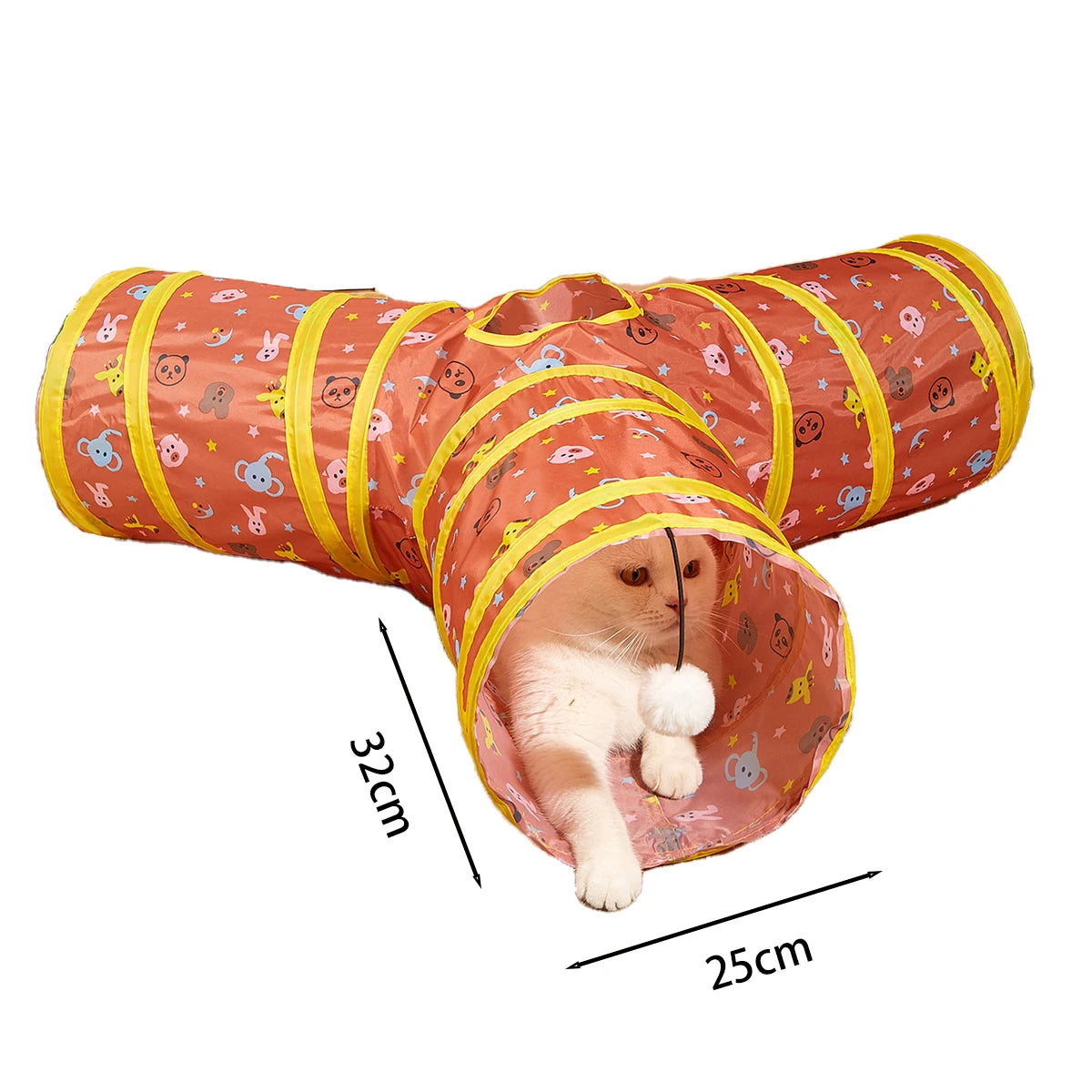 Cat Tunnel Play Toy – Collapsible Pet Tube for Indoor & Outdoor Exercise