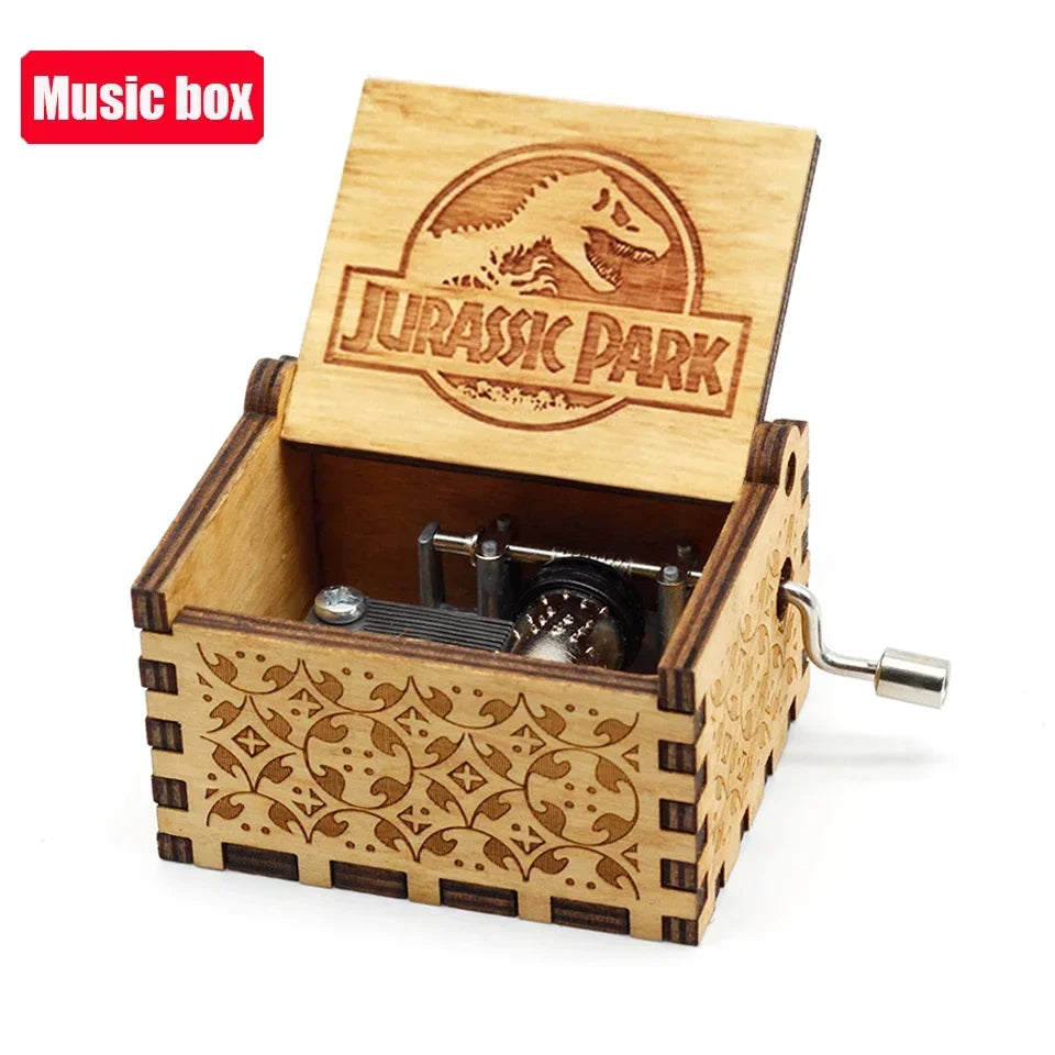 Jurassic Park Wooden Music Box – Gift Toy