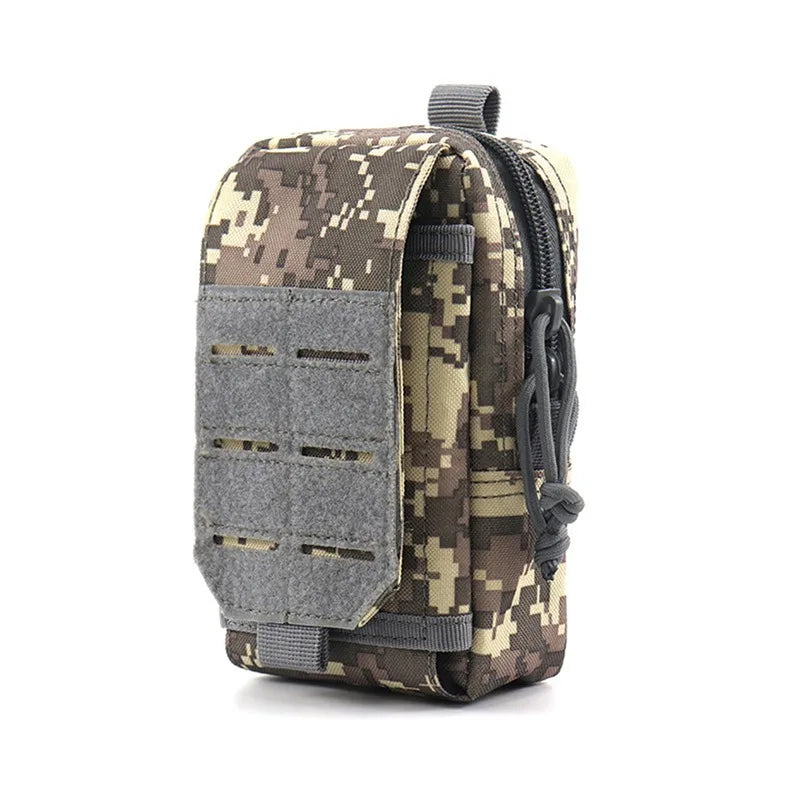 Tactical MOLLE Waist Bag - EDC Pouch for Camping & Hiking