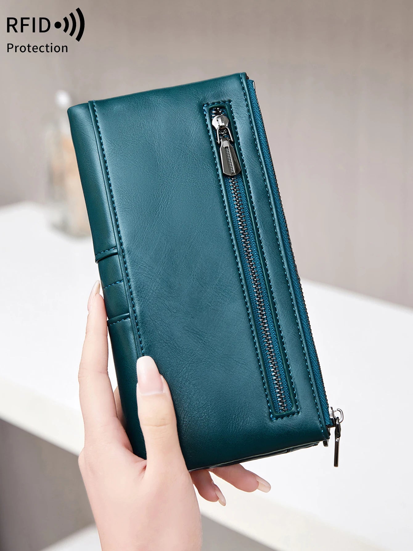 Women’s Long Wallet – PU Leather Handbag