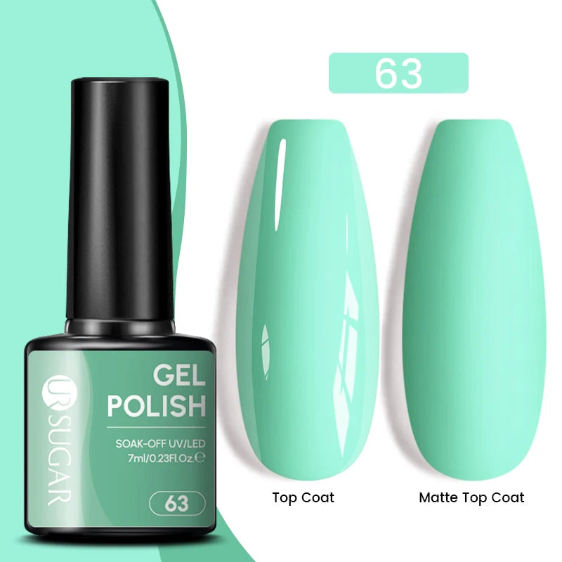 Glitter Gel Nail Polish – Semi-Permanent UV LED Gel with Sparkling Shimmer Finish