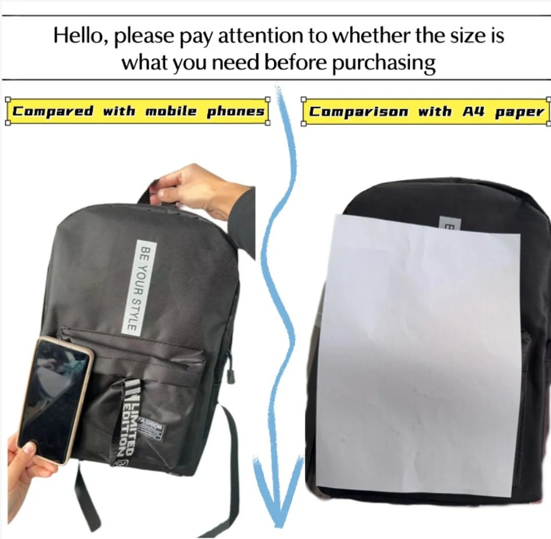 Korean Style Student Backpack - Large Capacity School Bag for Men & Women