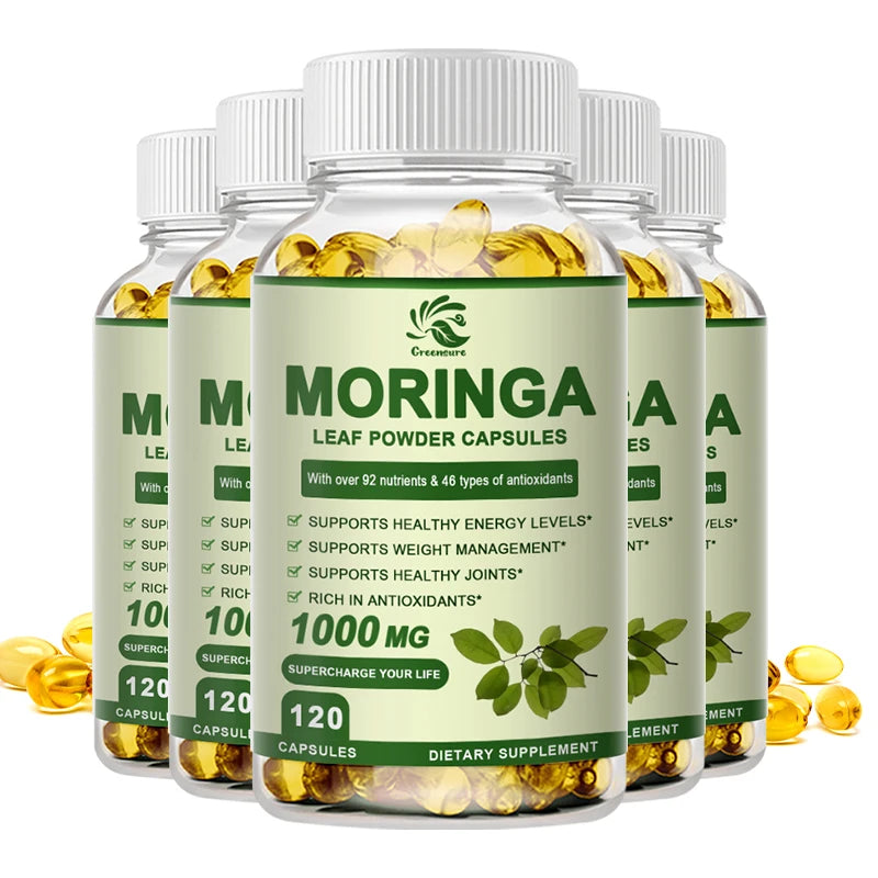 Moringa Extract Capsules - Superfood for Weight Loss, Metabolism & Wellness Support