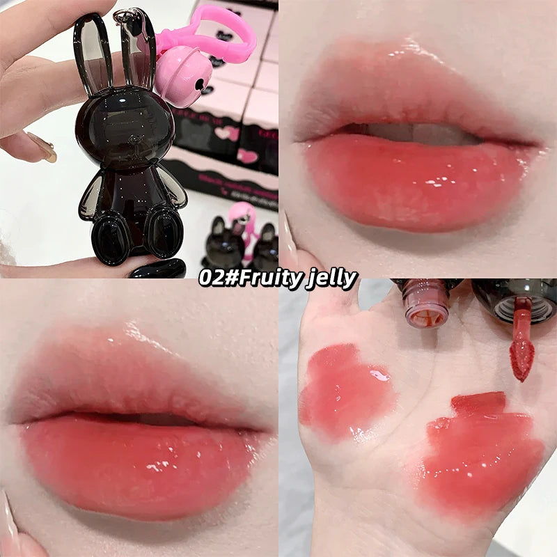 Gege Bear Pink Rabbit Velvet Matte Lip Cream