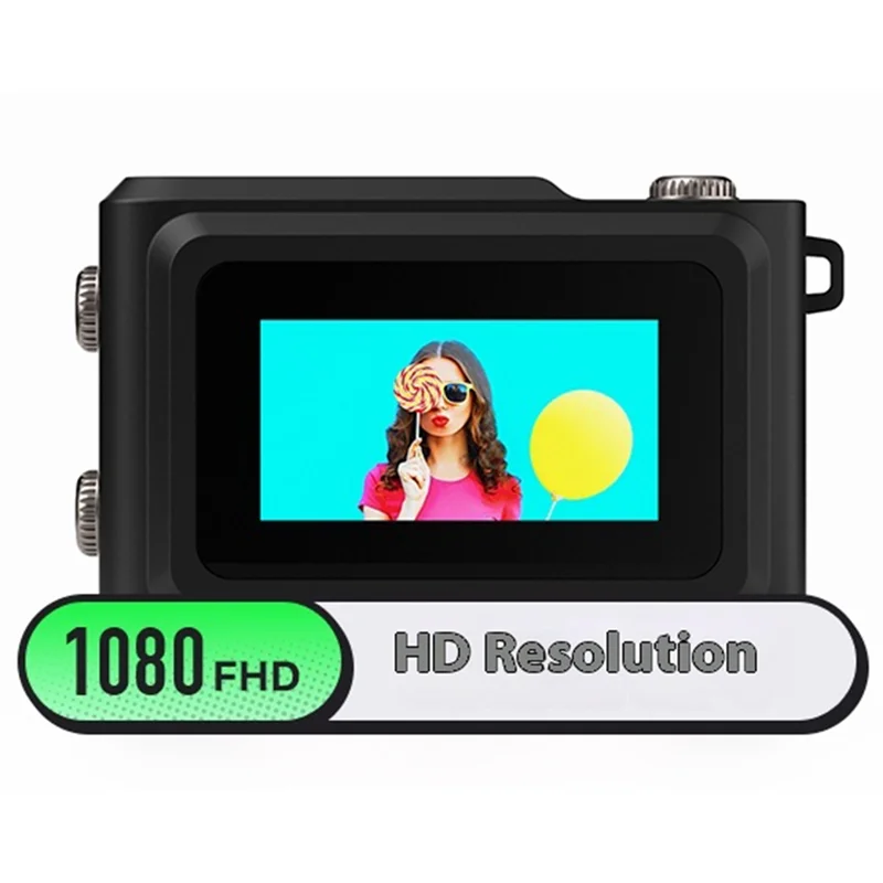 CABE Mini Retro Camcorder 1080P HD - Portable Thumb Camera for Students & Vlogging