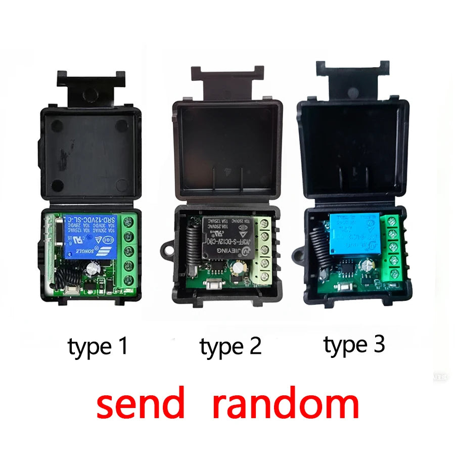 433Mhz Remote Control Wireless Switch DC 12V 1CH RF 10A Relay Receiver and 2CH Transmitter For Door Electromagnetic Lock