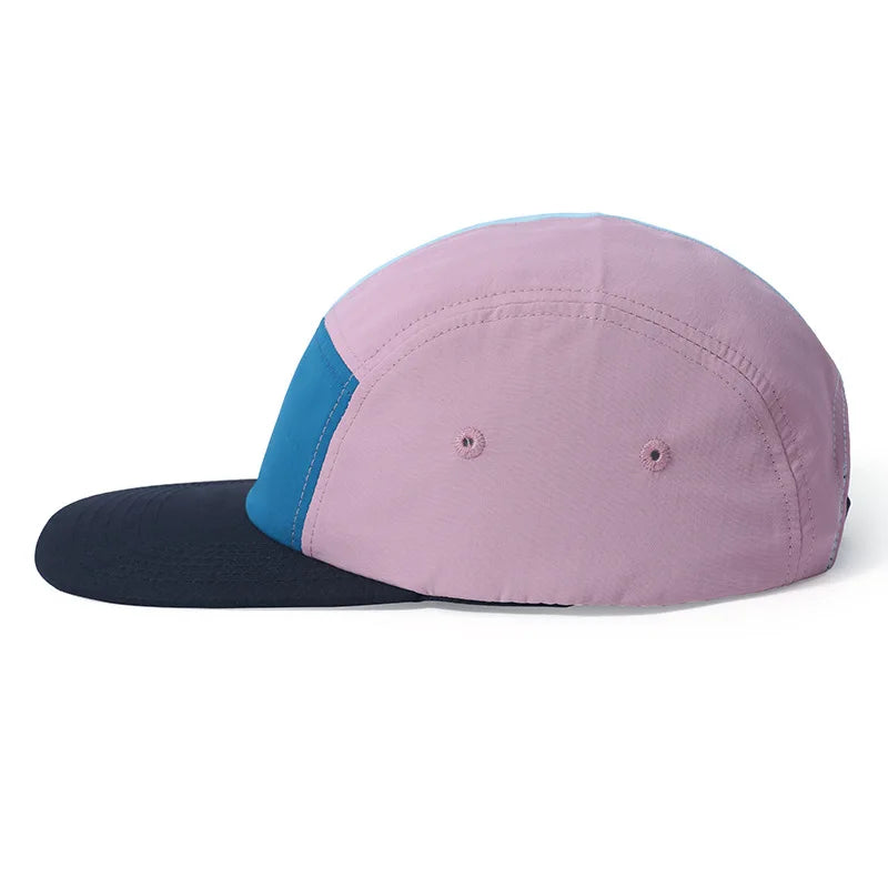 Washed Cotton Baseball Cap - Vintage Snapback Dad Hat for Outdoor & Casual Sport