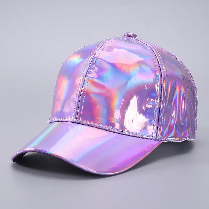 Waterproof PU Baseball Cap - Hip-Hop Rain Hat with Curved Brim for All-Weather Wear