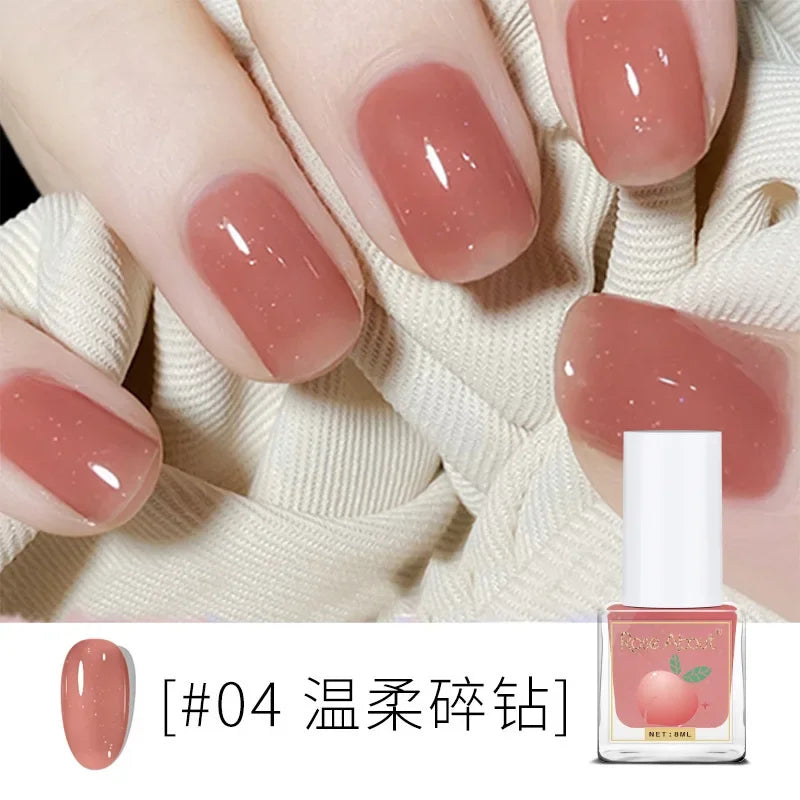 Water-Based Peelable Nail Polish - Fast Drying, Odorless, No UV Lamp Needed