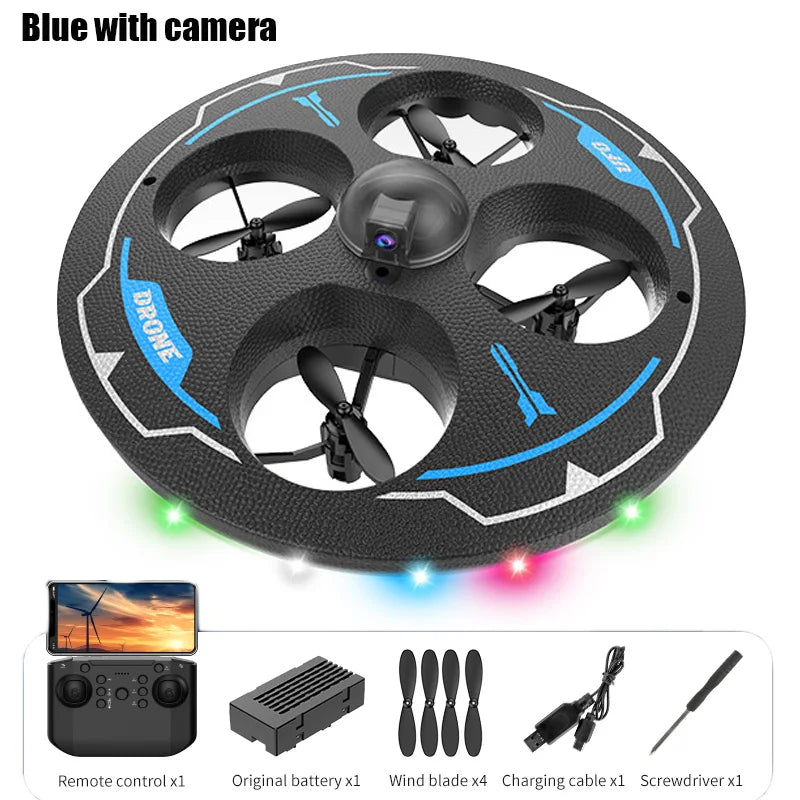 MX85 UFO Mini Drone for Kids - Intelligent Obstacle Avoidance, Safe Foam Design (50g)