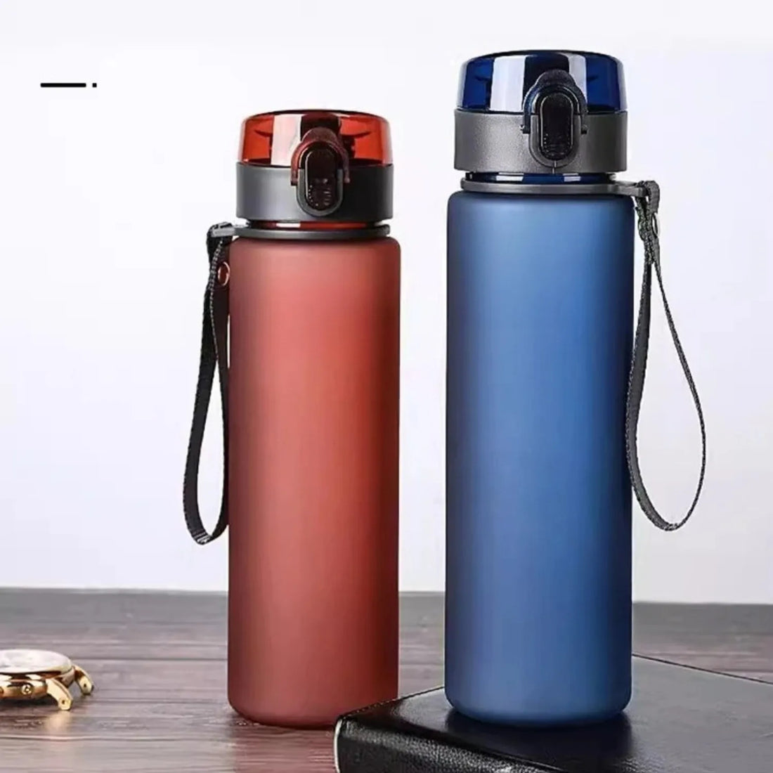 Leak-Free Sports Water Bottle - Portable 400ml/560ml BPA-Free Bottle for Travel & Hiking