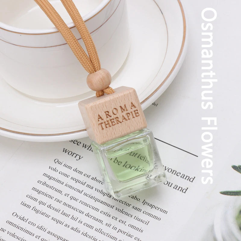 Car Mirror Pendant Air Freshener - Long-Lasting Fragrance Decoration to Eliminate Smoke Odor