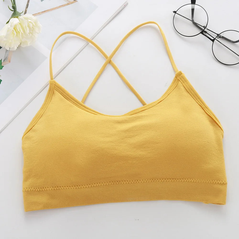 Women Girls 3D Sexy Lingerie Seamless Sport Bra U Type Backless Strapless Top Bra Push Up Bralette Brassiere Women Underwear