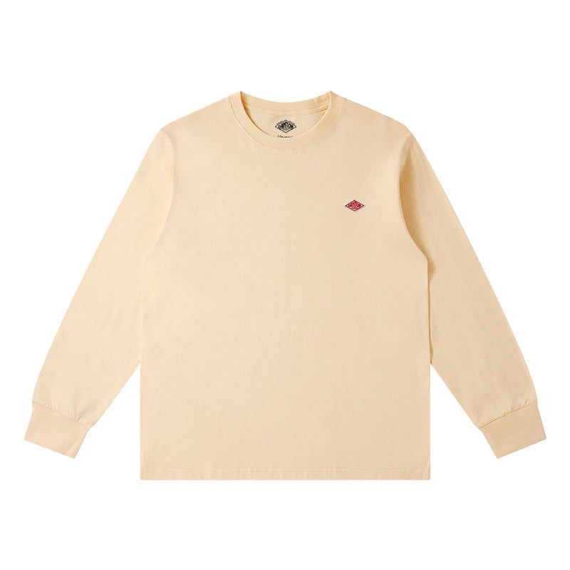 Autumn Japanese Style Long Sleeve Cotton T-Shirt – Classic Loose Fit Top