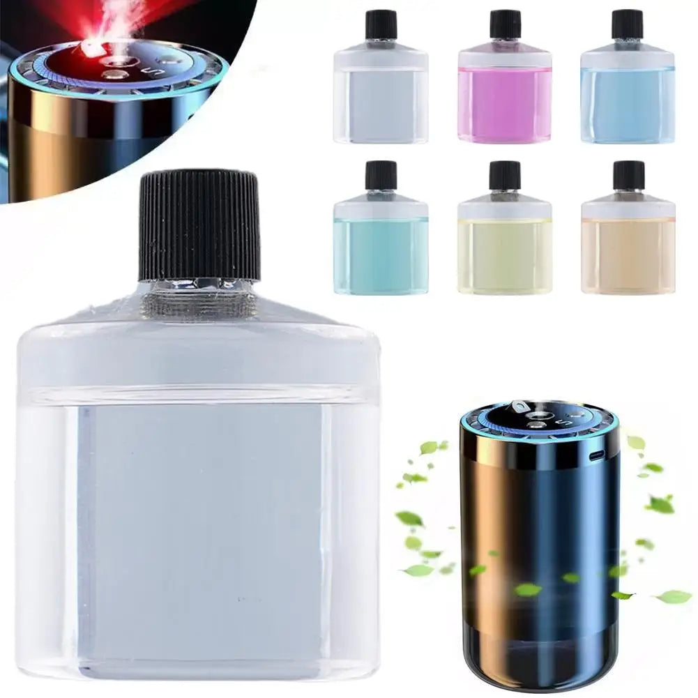 Smart Starry Sky Car Air Freshener - Ceiling Mount Ambient Light with Adjustable Liquid Scent (30-50ml)