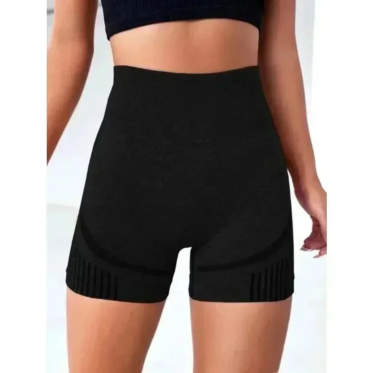 Women Yoga Shorts High Waist Workout Shorts Fitness Yoga Lift Butt Fitness Ladies Yoga Gym Running Short Pants Sportswear