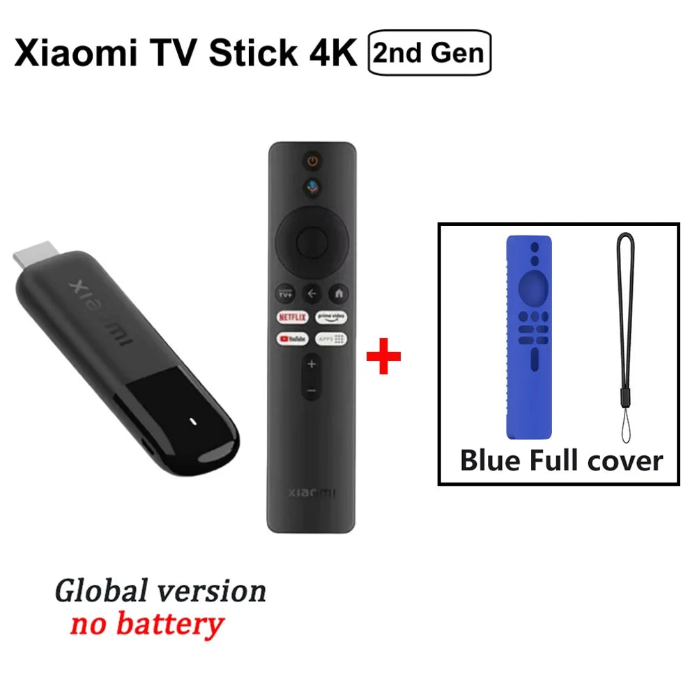 Xiaomi TV Stick 4K 2nd Gen - 6nm Quad-Core Streaming Device with WiFi 6 & Bluetooth 5.2