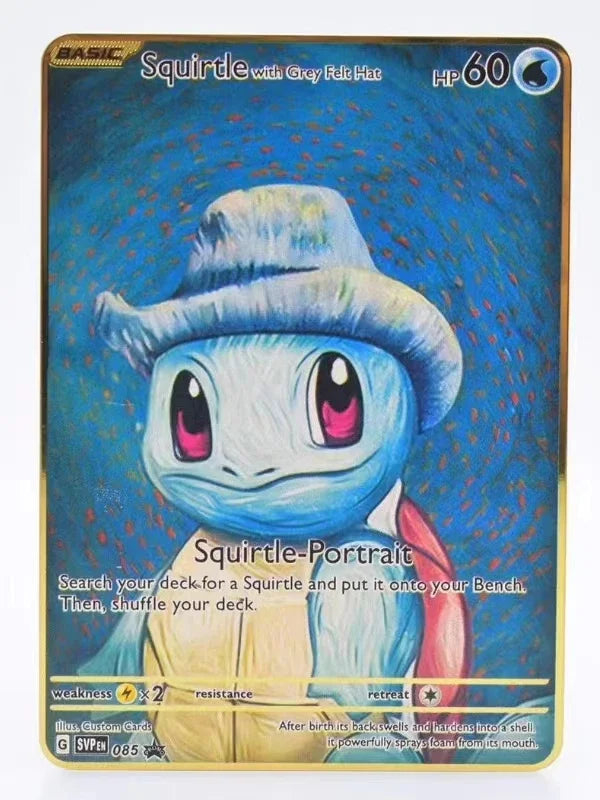 Pokemon Gold Metal Cards – Mewtwo, Pikachu GX & Charizard VMAX Collector Set