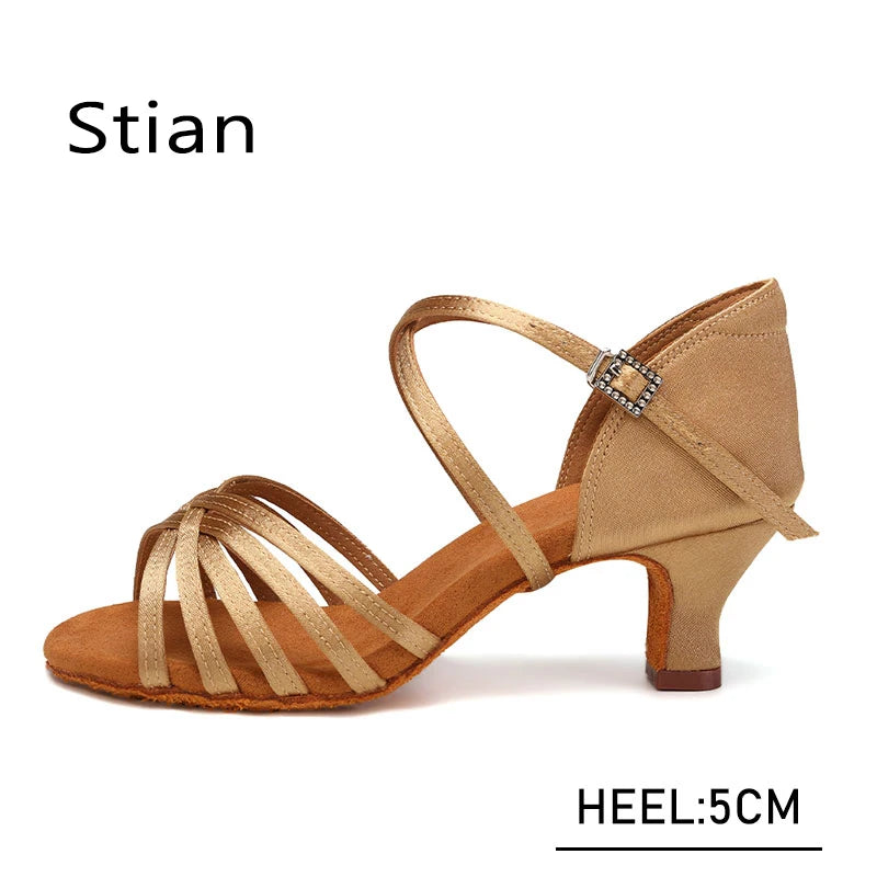SWDZM Women’s Latin Dance Shoes – High Heels Salsa & Tango