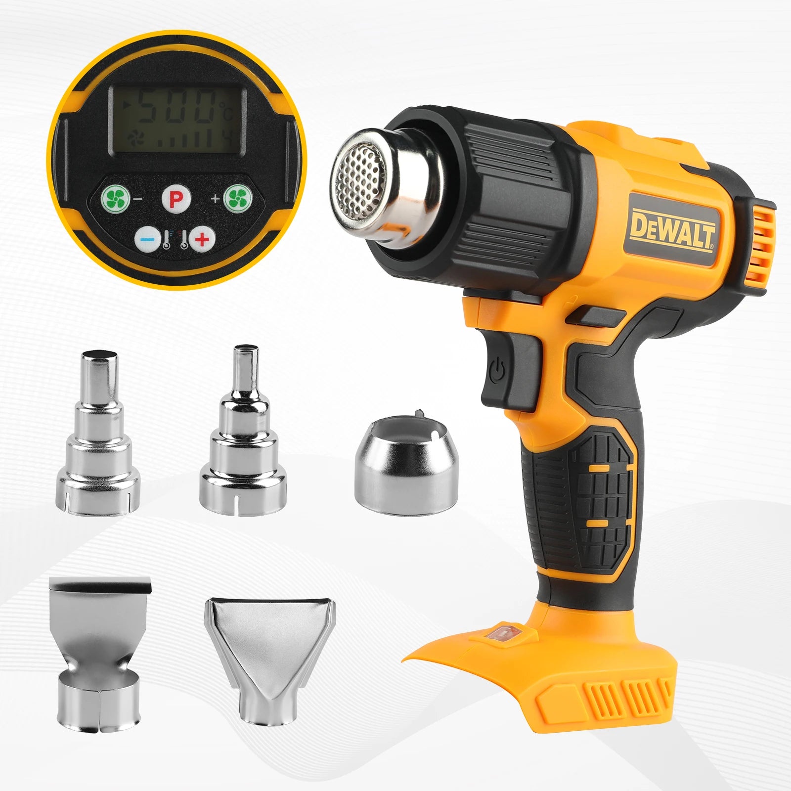 🔥 HOT DEAL! DeWalt DCE530 20V Cordless Heat Gun - 550°C Adjustable Temperature Welding Tool
