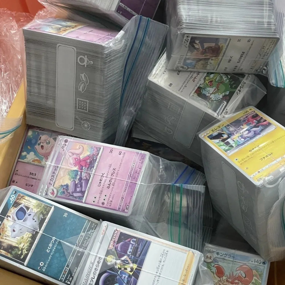 Pokemon Cards 100 Pcs Japanese Collection – Rare Holo EX GX VMAX Trading Card Set