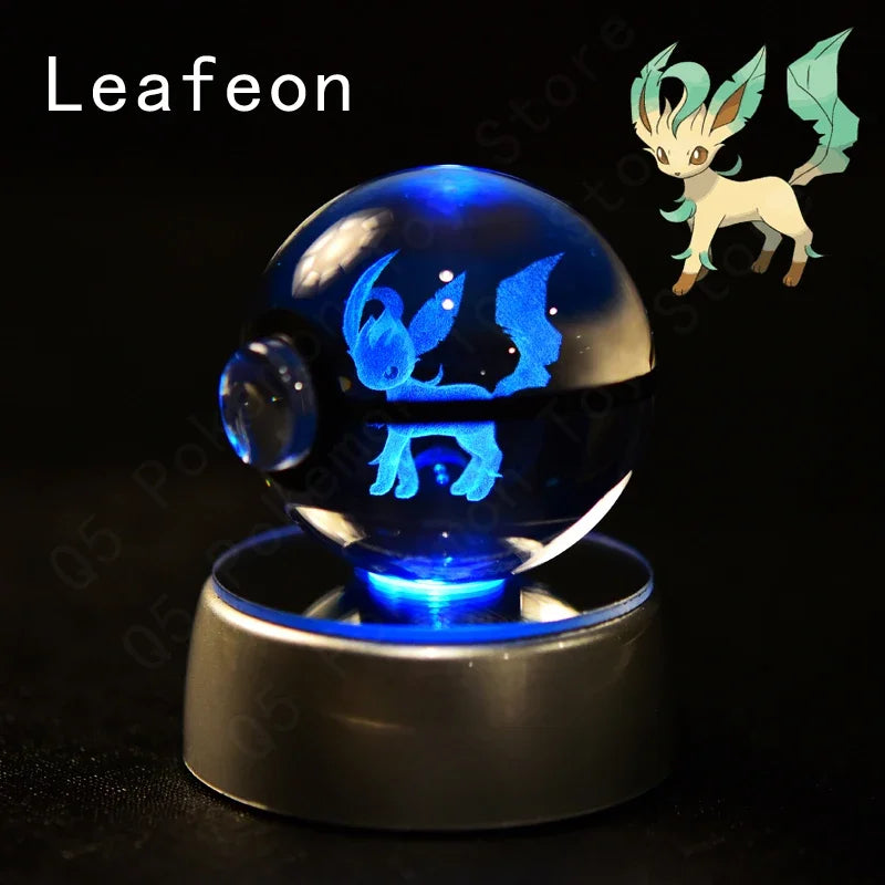 Pokemon Crystal Ball LED Night Light – Anime Lamp