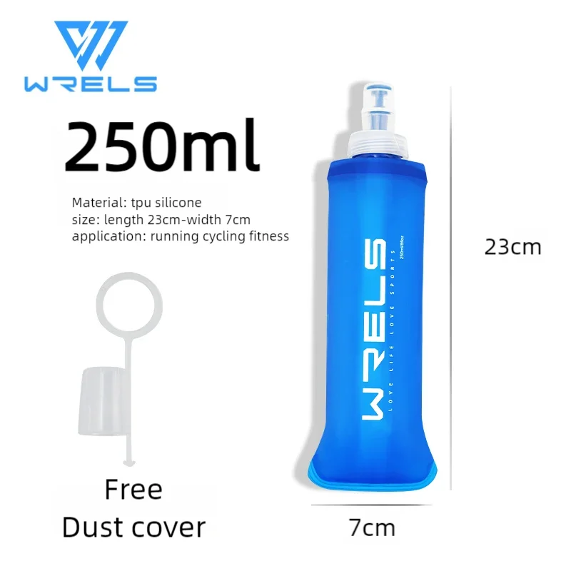 150ml Collapsible Sports Water Bottle - BPA Free Soft Flask for Running & Cycling