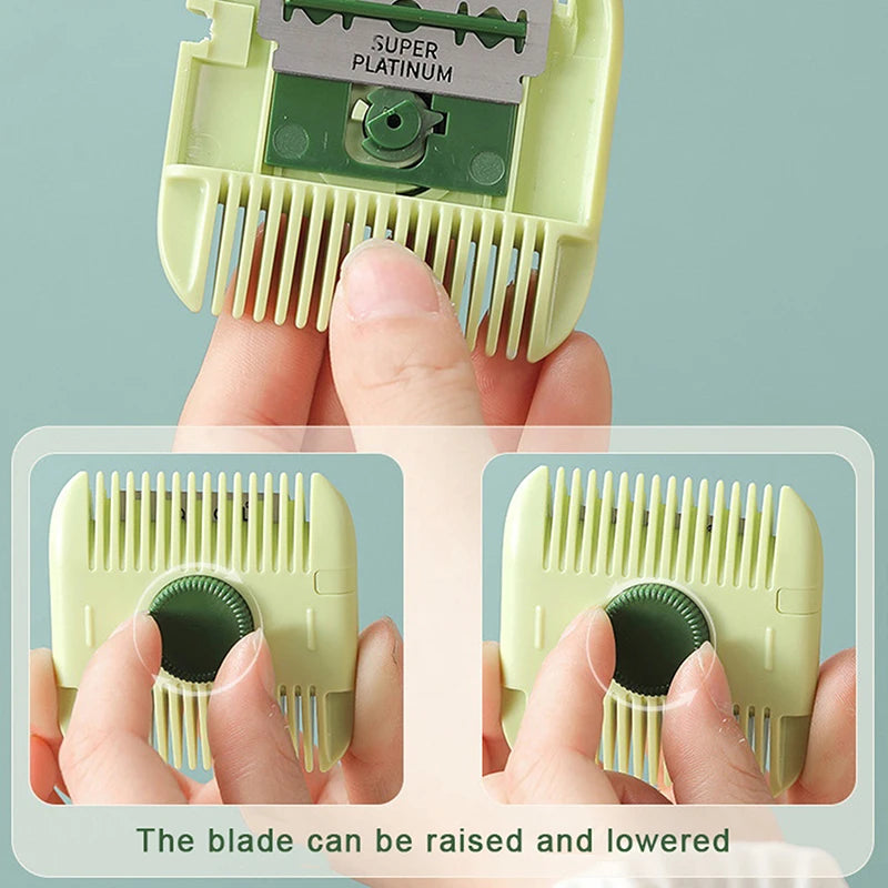 2-in-1 Split Ends Hair Trimmer Comb - Professional Hair Cutting Tool for Women & Girls