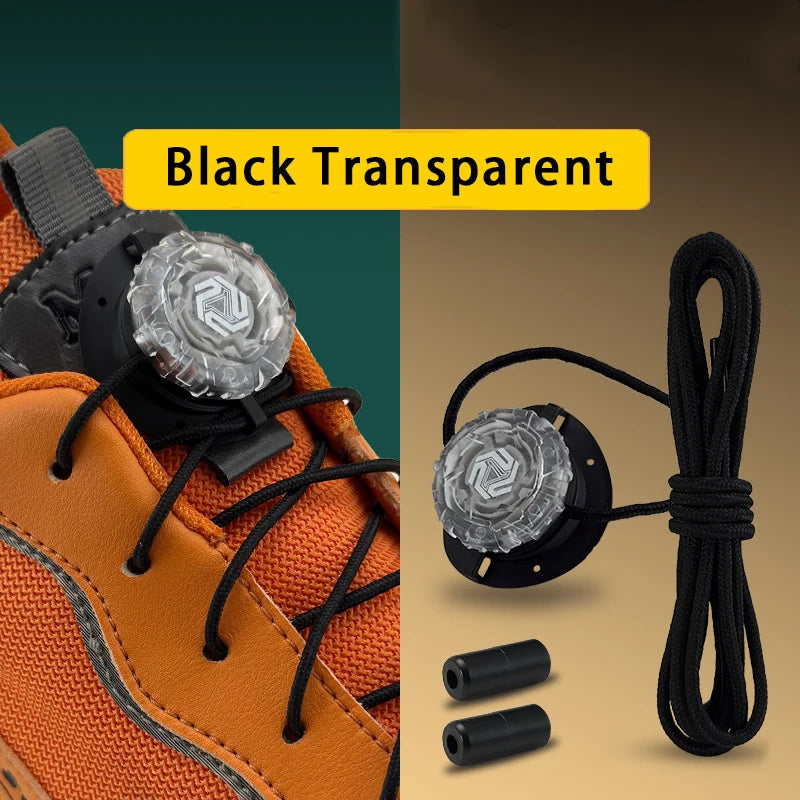 No Tie Shoelaces - Fashion Swivel Buckle Laces for Kids & Adults (1 or 2 Pairs)