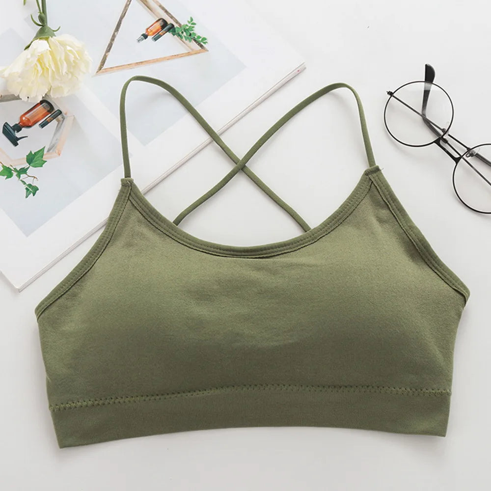 Women Girls 3D Sexy Lingerie Seamless Sport Bra U Type Backless Strapless Top Bra Push Up Bralette Brassiere Women Underwear
