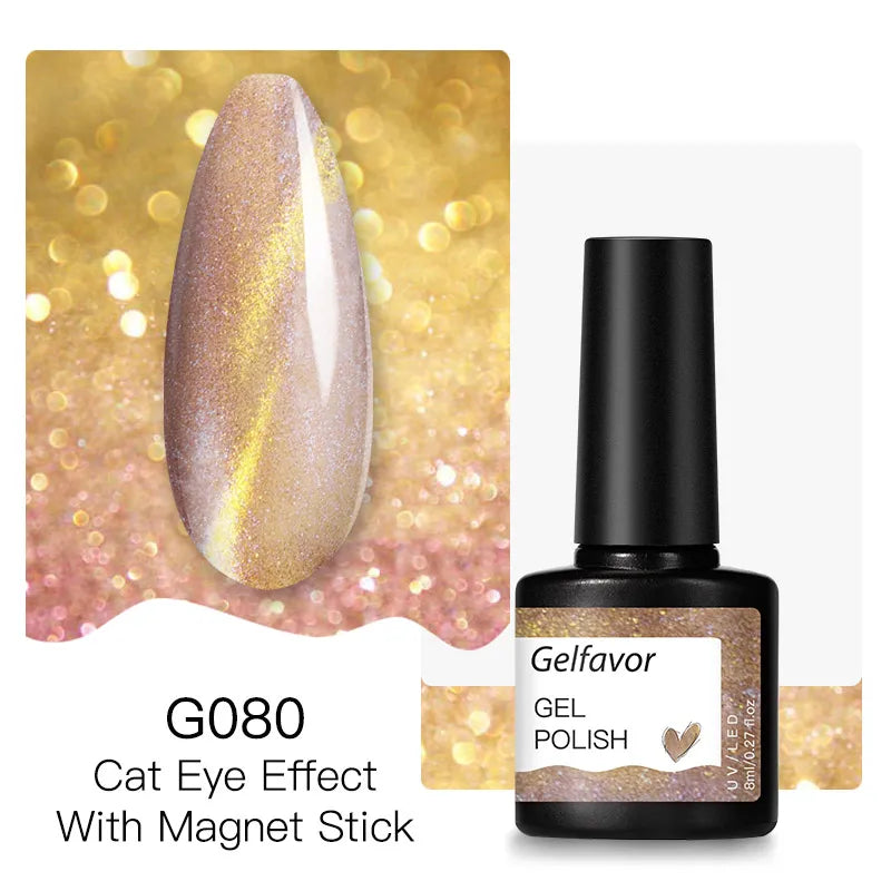 ROSALIND Gel Nail Polish 8ml - Semi-Permanent UV Gel, Solid Color, Salon Quality