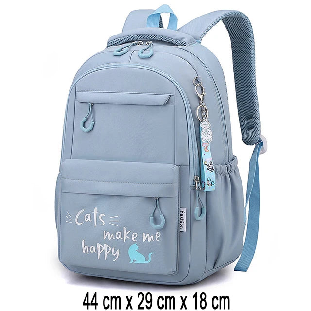 School Backpack for Girls - Kids Teen Women Bookbag for Primary & Secondary Students