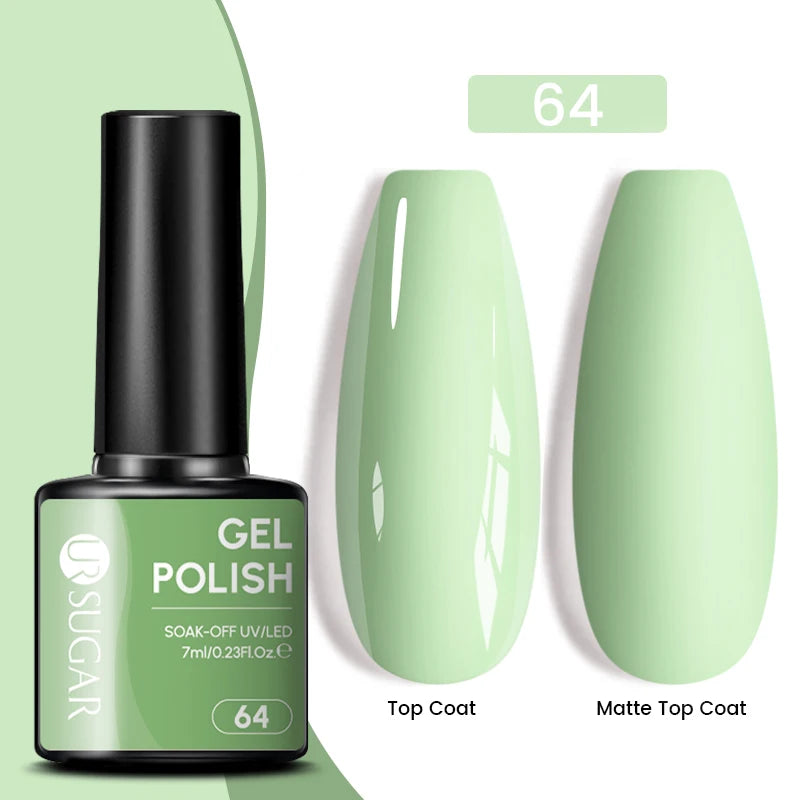 Glitter Gel Nail Polish – Semi-Permanent UV LED Gel with Sparkling Shimmer Finish