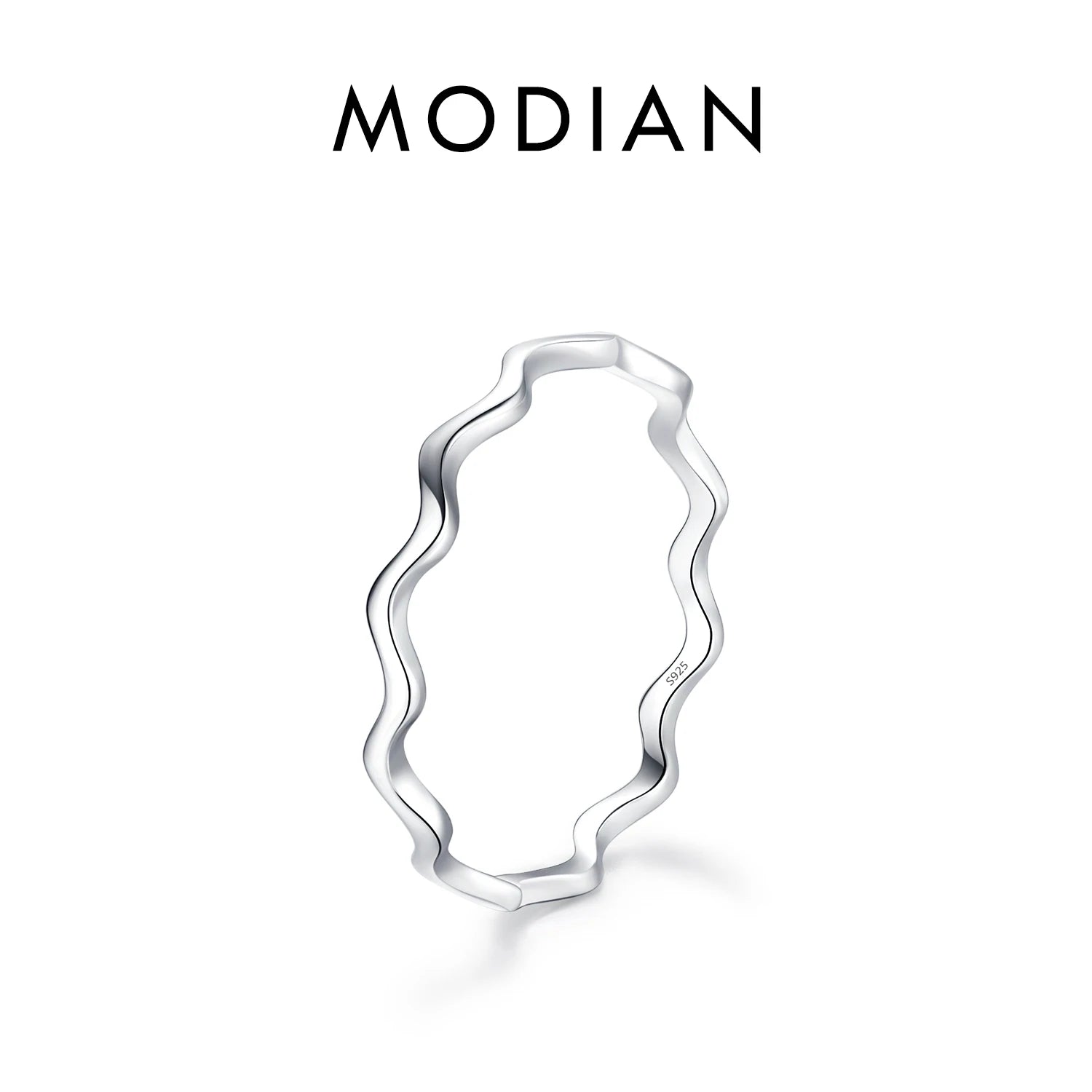 Sterling Silver Stackable Ring – Geometric Finger Ring Jewelry
