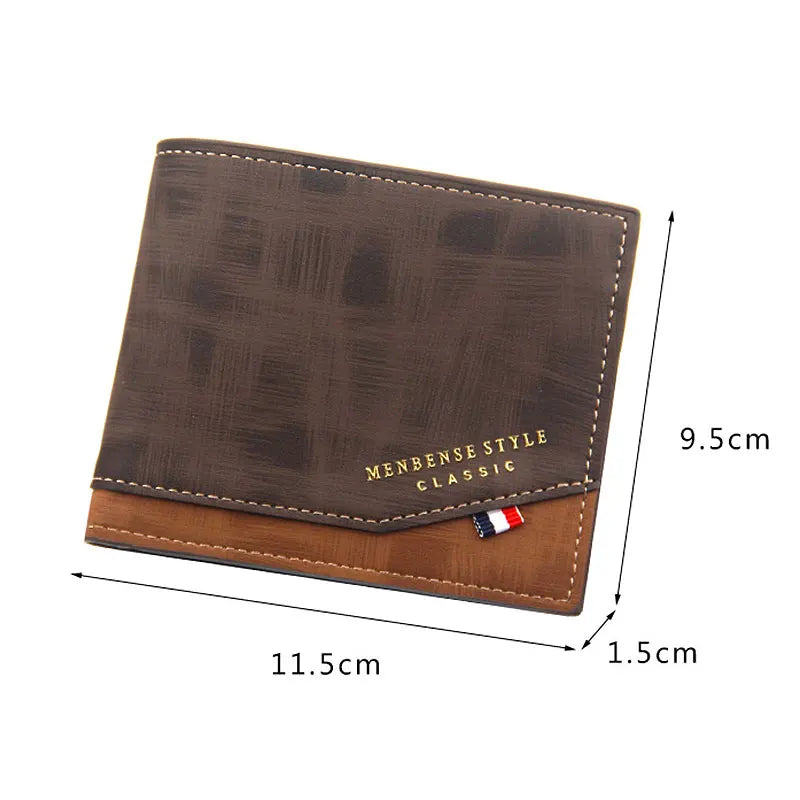 Slim Men Wallet – Coin Pocket Card Holder