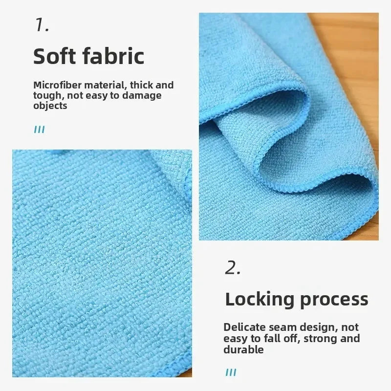 Microfiber Cleaning Cloths Set - 20/50 Pcs Absorbent Multi-Purpose Towels